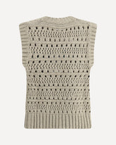 Gilet in maglia - Base Blu