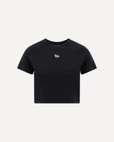 Baby Fox cropped T-Shirt - Base Blu