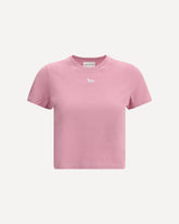 T-Shirt cropped Baby Fox - Base Blu