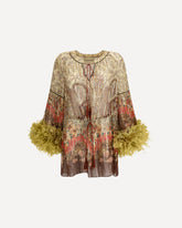 Paisley printed Blouse - MULTICOLOUR | Base Blu