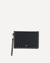 Flat Rockstud Pouch - BLACK | Base Blu