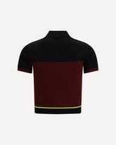 Striped short-sleeve polo Shirt - MULTICOLOUR | Base Blu