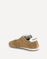Sneakers Plume in pelle scamosciata - MARRONE | Base Blu