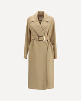 Wool dressing Coat - BEIGE | Base Blu