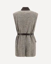 Wool Gilet - BROWN | Base Blu