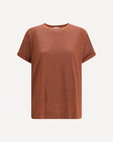 T-shirt in cashmere e seta - ROSSO | Base Blu