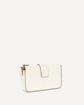 Love leather Shoulder Bag - WHITE | Base Blu
