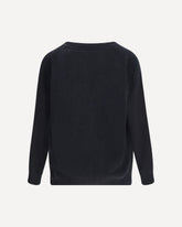 Cashmere Cardigan - BLACK | Base Blu
