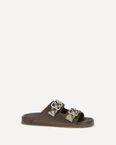 Sandali Urchin in pelle - MARRONE | Base Blu