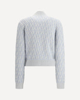 Cardigan in seta - AZZURRO | Base Blu