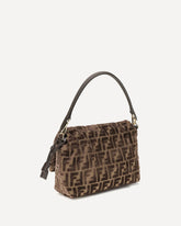 Medium Mamma Baguette Shoulder Bag - BROWN | Base Blu