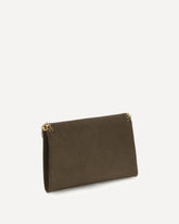 Portafoglio con catena Falabella - MARRONE | Base Blu