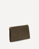 Falabella chain wallet Bag - BROWN | Base Blu