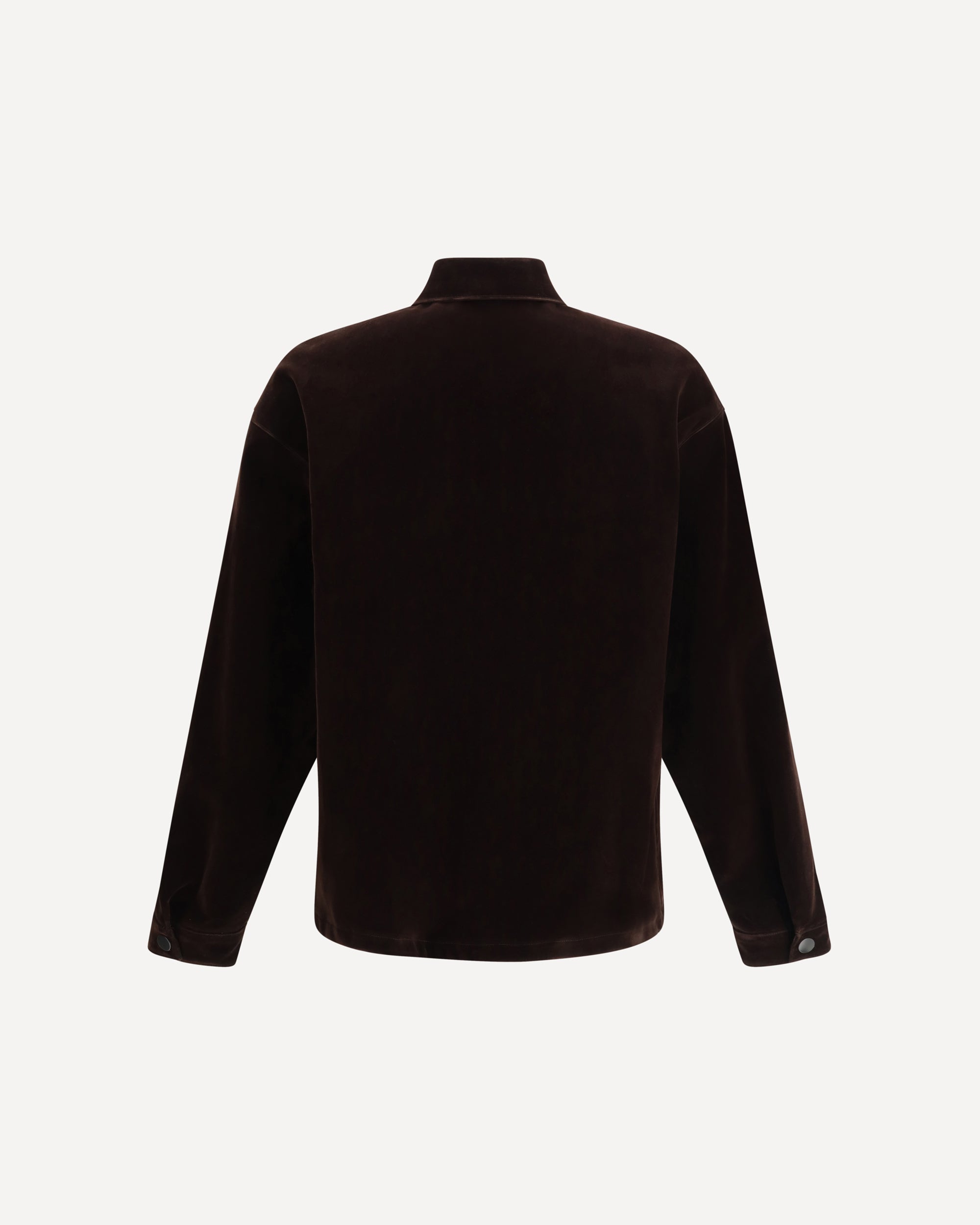 PRADA Velvet Shirt Jacket BLACK | Base Blu