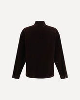 Velvet Shirt Jacket - BLACK | Base Blu