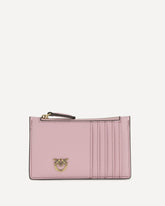 Leather Card Holder - PINK | Base Blu