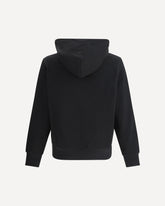 Cotton hooded Sweatshirt - BLACK | Base Blu
