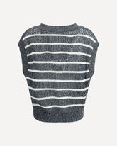 Gilet a righe  - BLU | Base Blu