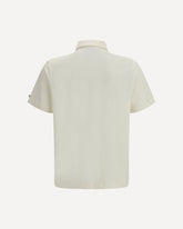 Polo with logo appliqué - CREAM | Base Blu