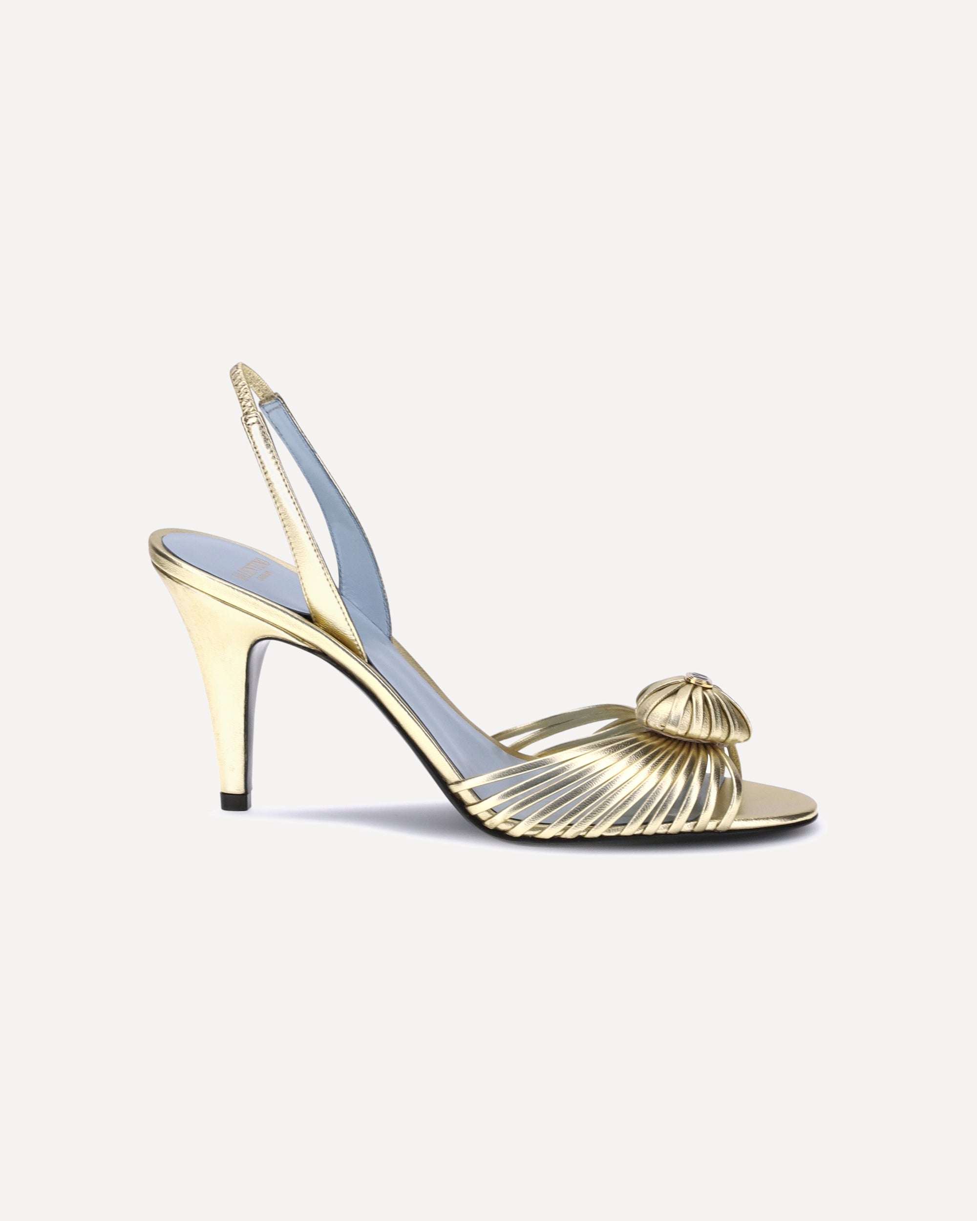 VALENTINO GARAVANI Sandali Royal ORO Base Blu