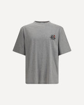 T-shirt con logo Anagram sul petto con un motivo triangolare con un solo occhio - GRIGIO | Base Blu