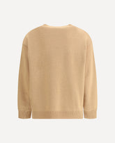 Pullover Fido con ricamo 1951 - BEIGE | Base Blu