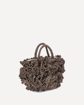 Coral raffia Handbag - BROWN | Base Blu