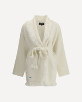 Cashmere Finest Cardigan - WHITE | Base Blu