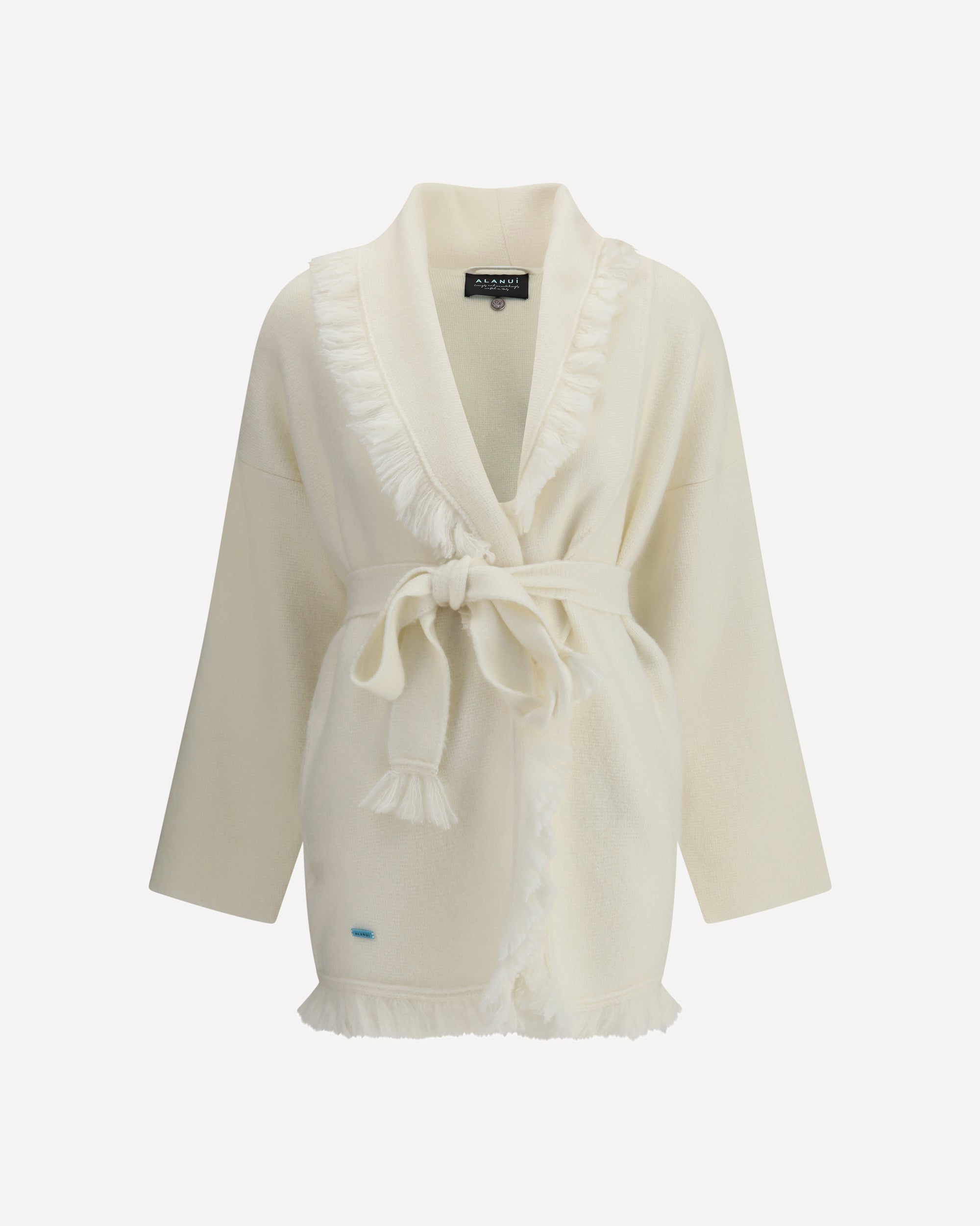 ALANUI Cashmere Finest Cardigan WHITE | Base Blu