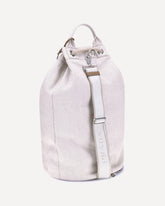 Linen Bucket Bag - WHITE | Base Blu
