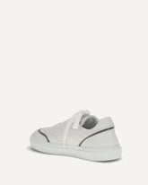 Sneakers in pelle con Shiny Details - BIANCO | Base Blu