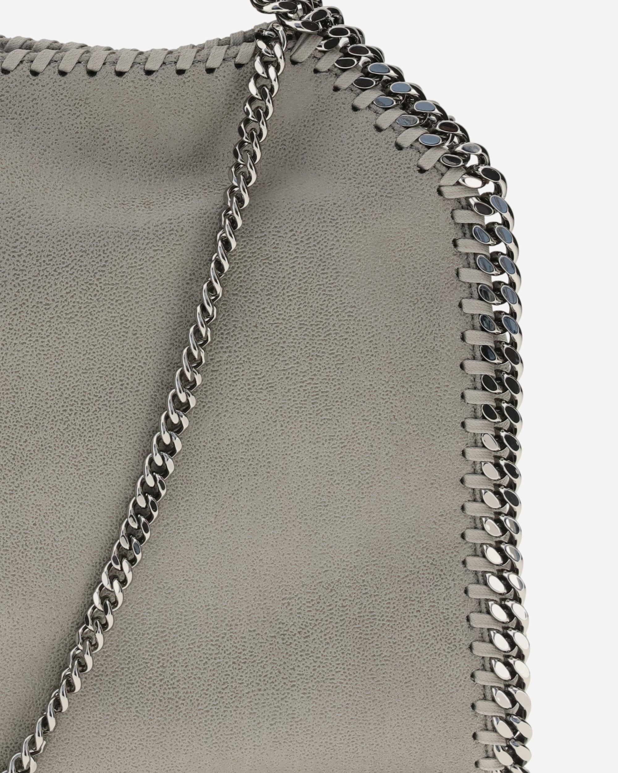 STELLA McCARTNEY Falabella mini Tote Handbag GREY | Base Blu