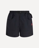 Red Box belted Shorts - BLACK | Base Blu