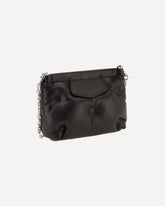 Quilted leather Pouch Bag -  Base Blu