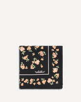 Foulard Mazzetto Coriandolo in seta - NERO | Base Blu