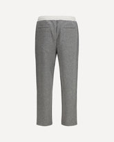 Jogger Pants in cotton and linen - GREY | Base Blu