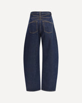 Rounded denim Pants - BLUE | Base Blu