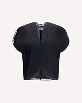 Briar silk organza Top - BLACK | Base Blu