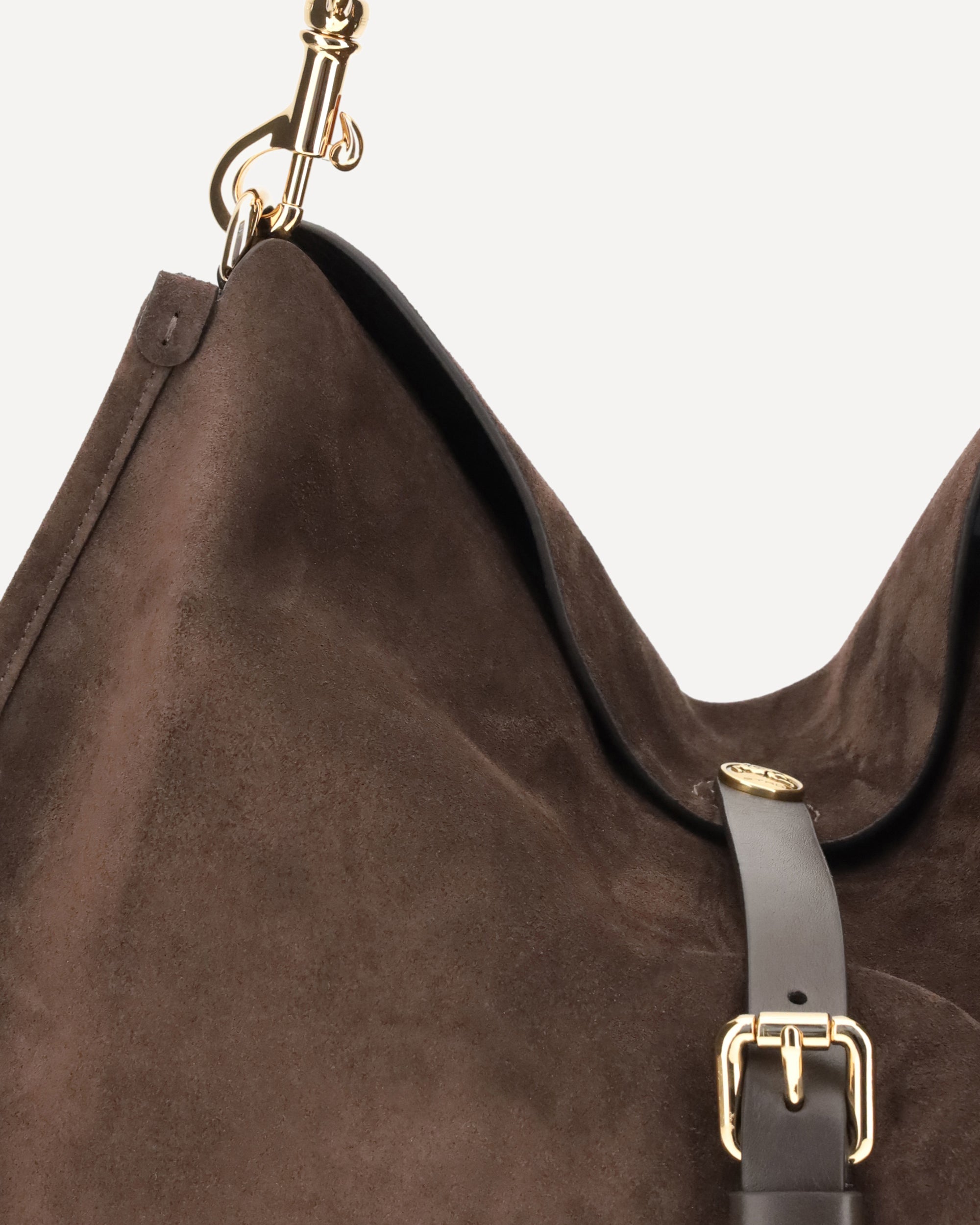 ETRO Suede Pony Shoulder Bag BROWN | Base Blu