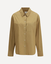 Lee Shirt in cotton poplin - BEIGE | Base Blu
