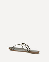 Leather Sandals - BROWN | Base Blu
