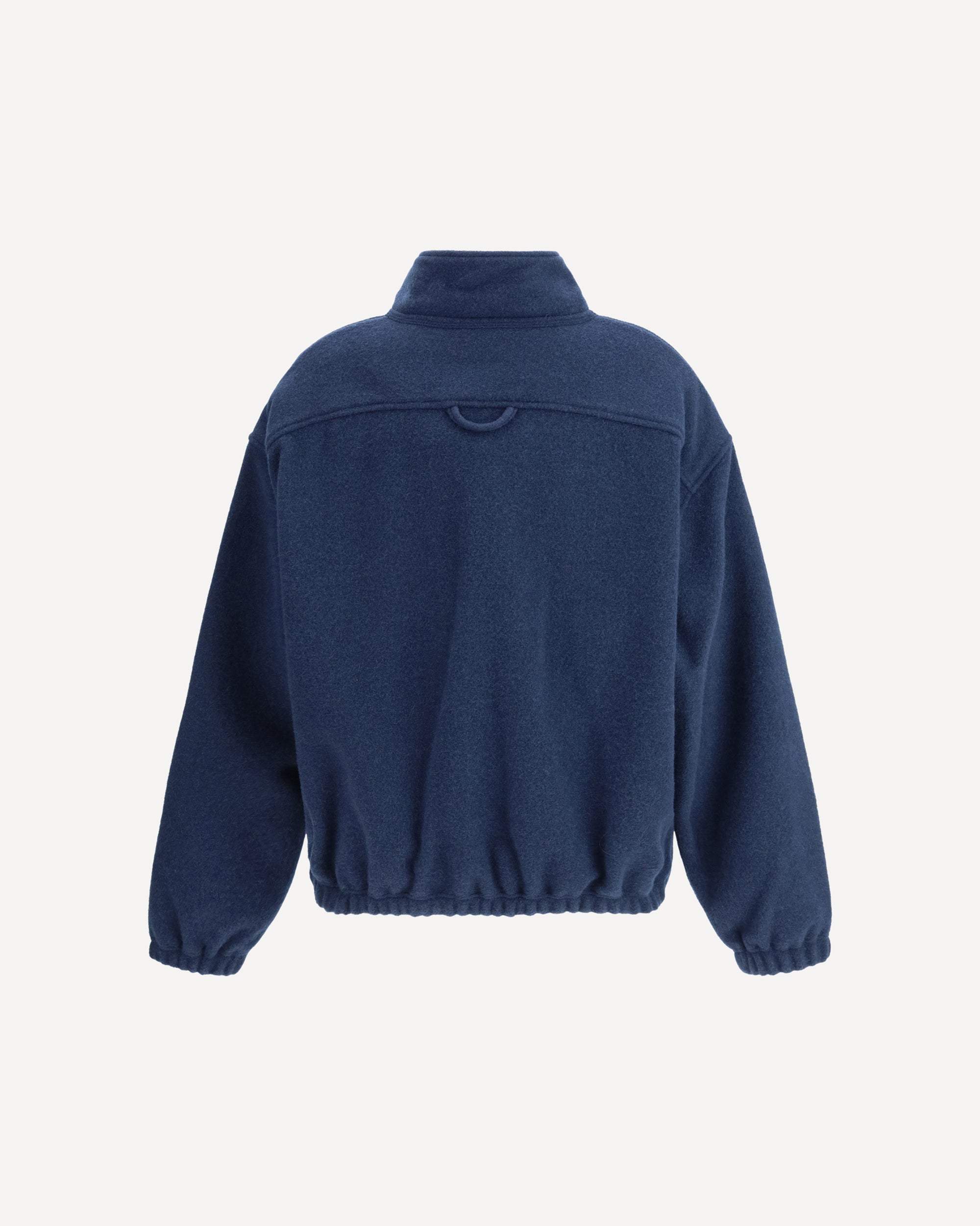 RIER Polar natural Wool Pile BLUE | Base Blu