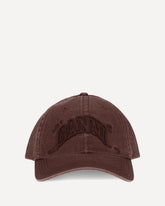 Cotton Baseball Cap with embroidered logo - BORDEAUX | Base Blu