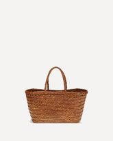 Mini Flat Gora Handbag - BROWN | Base Blu