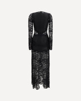 Long lace Dress - BLACK | Base Blu