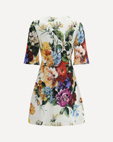 Bouquet-print midi Dress - MULTICOLOUR | Base Blu