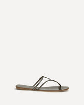 Leather Sandals - BROWN | Base Blu