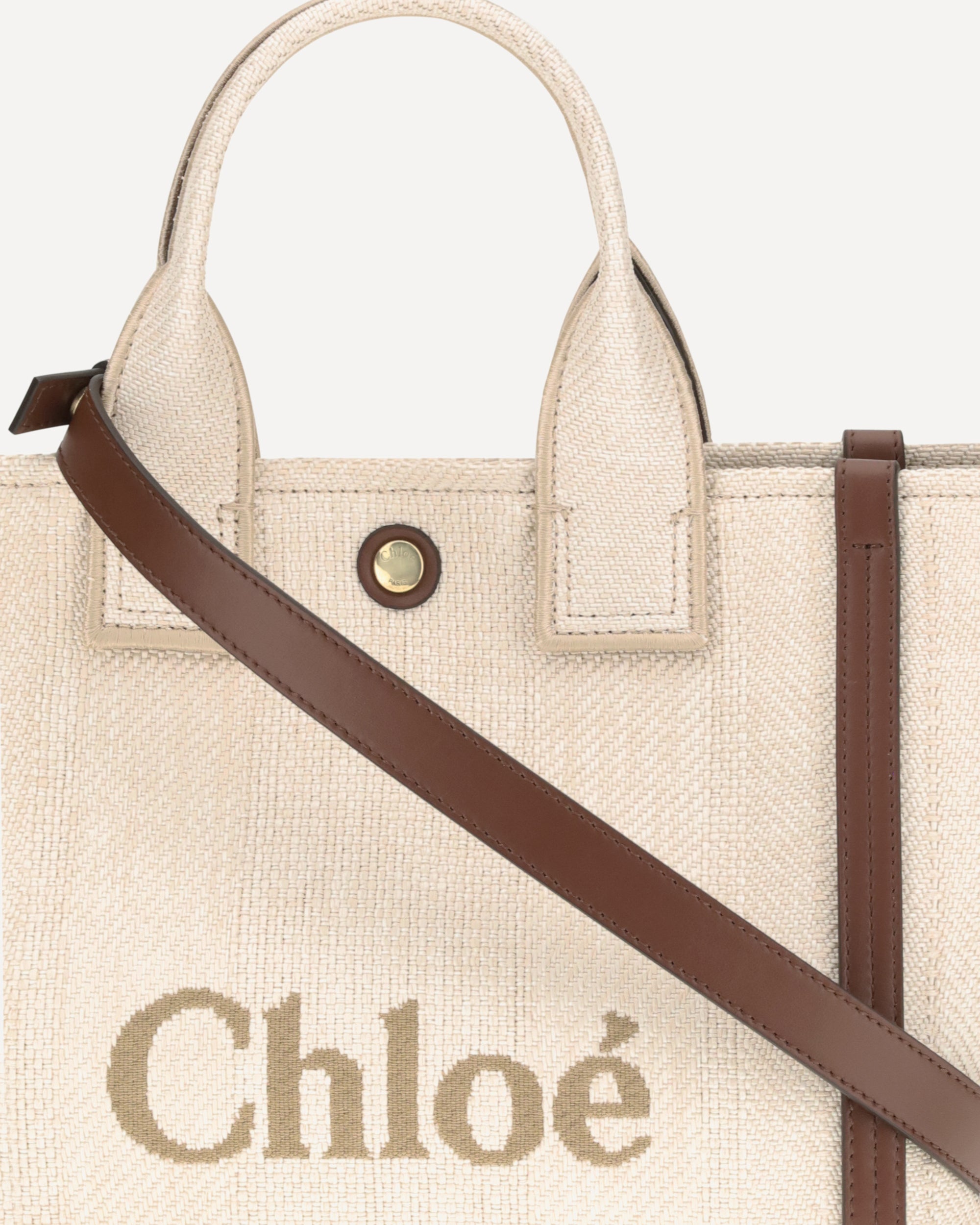 CHLOÉ Carry Tote Bag BEIGE | Base Blu
