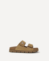 Suede Sandals - BROWN | Base Blu
