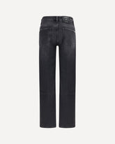 Calie Straight Ankle Jeans - BLACK | Base Blu
